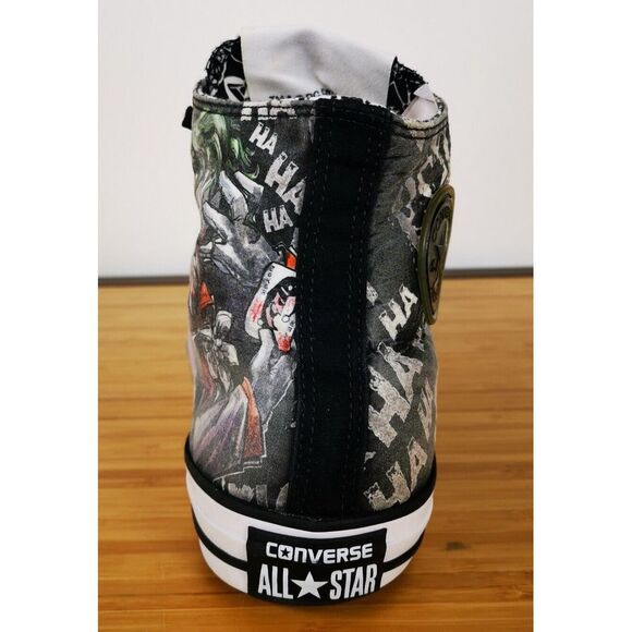 RARE Converse Chuck Taylor All Star Joker Suicide‎ Squad Psycho 10 Men's - Picture 12 of 15